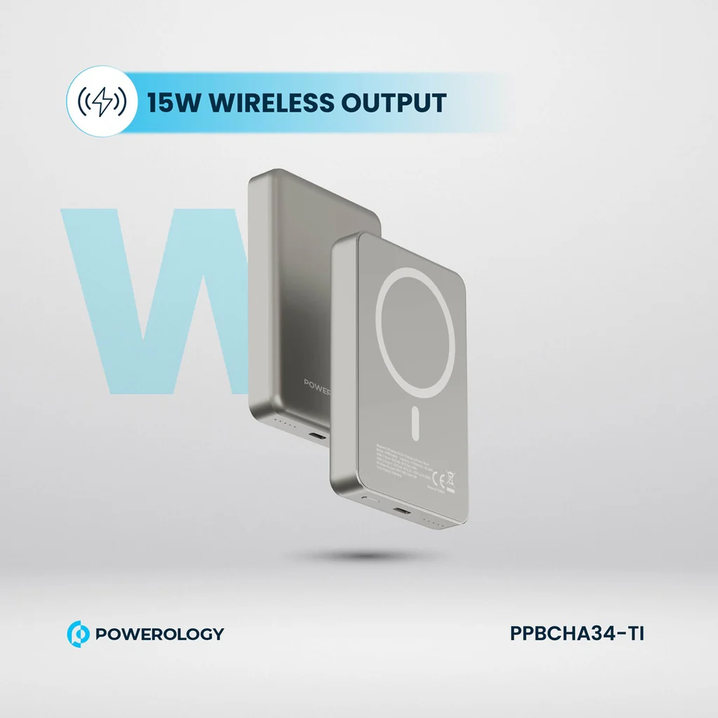 Powerology PP034 10000 mAh 20W PD & 15W Magsafe Powerbank - Image 2