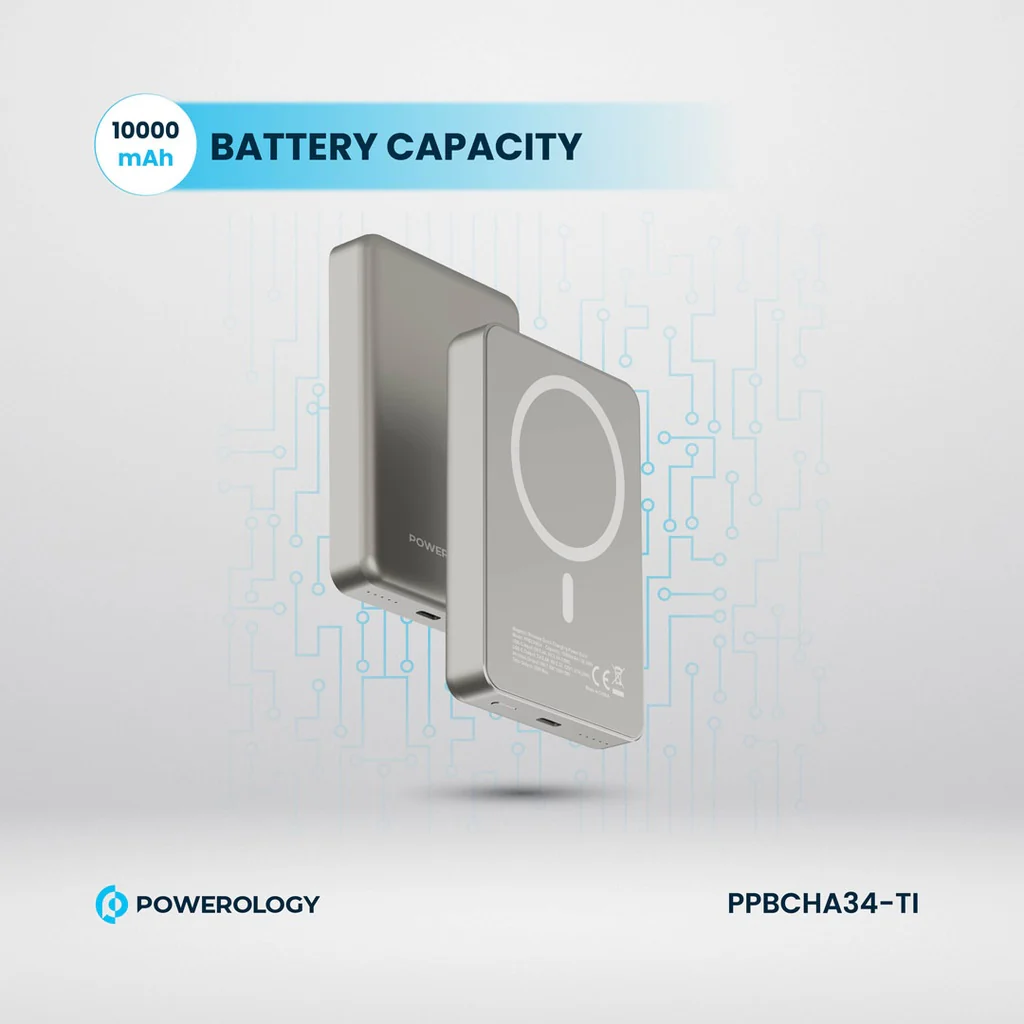 Powerology PP034 10000 mAh 20W PD & 15W Magsafe Powerbank - Image 5