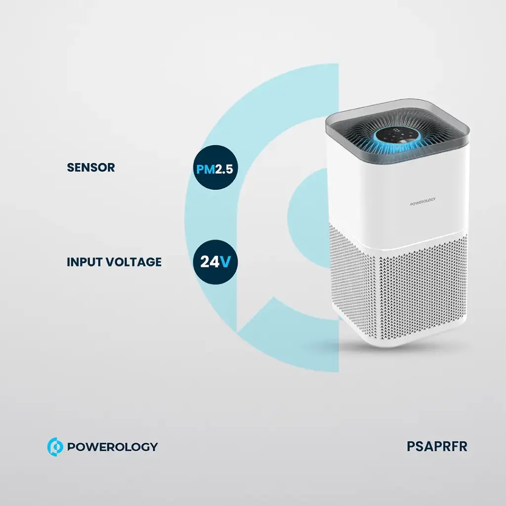 Powerology Smart Air Purifier Eliminate Odor & Smoke - Image 8