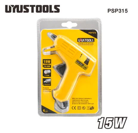 Uyustools PSP315 15W Glue Gun – Quick-Heat Lightweight Hot Melt Tool with Anti-Drip Design for Crafting, Woodwork & Home Fixes - Image 2