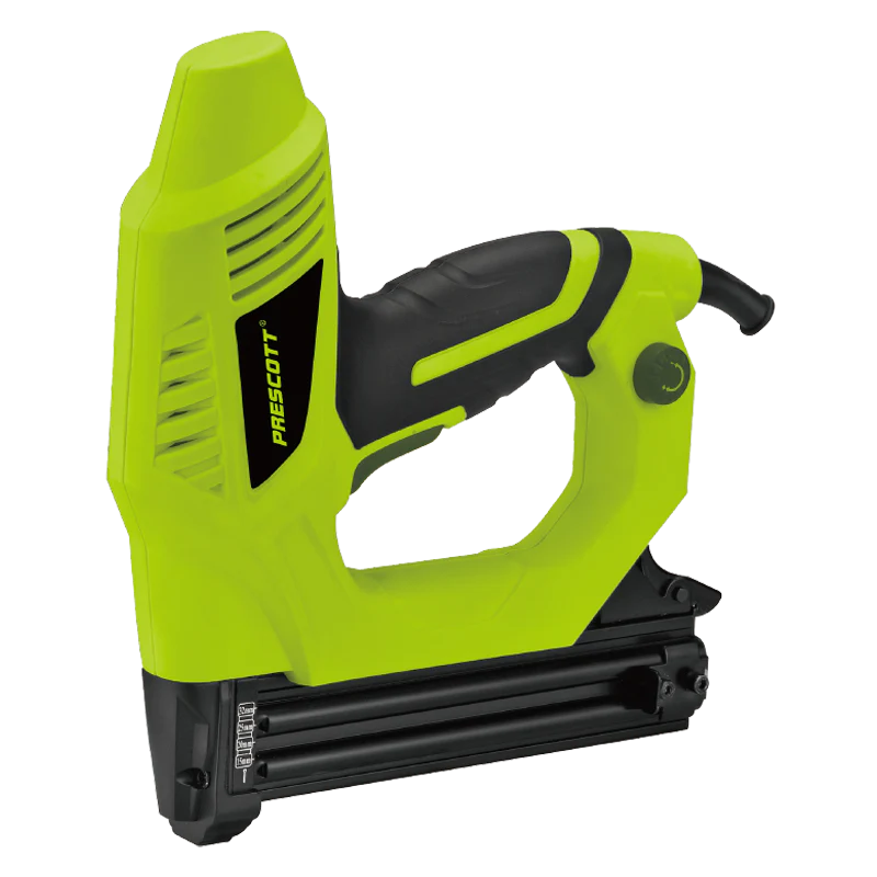 Prescott PT3003002 Electric Staple and Nail Gun – 2 in 1 Heavy Duty Corded Power Tool for Woodworking Upholstery and Home DIY Projects