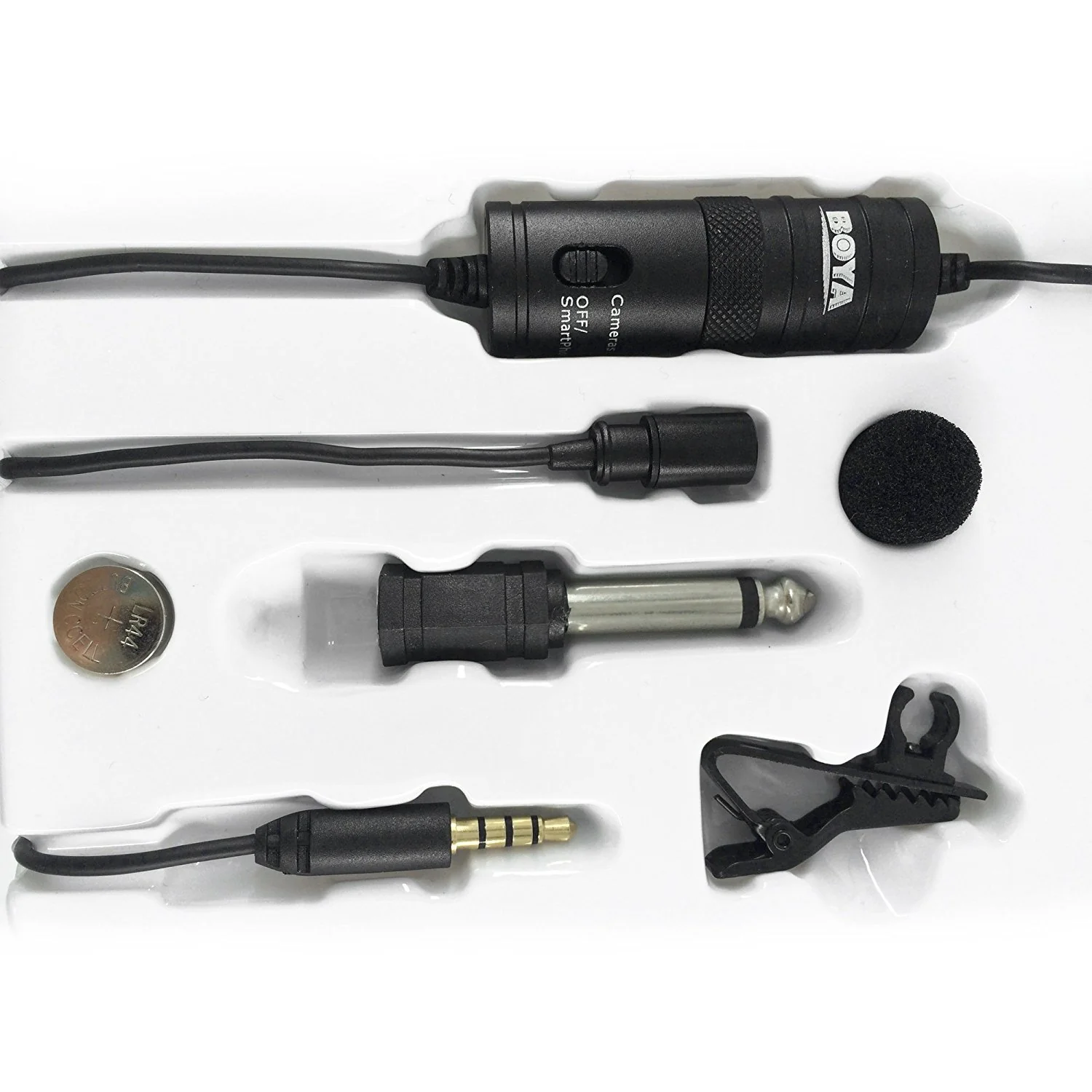 Pro Audio Lavalier Mic-Phone Micro-cravate; Lavelier Microphone with Superb Sound for Presentations and Video Recording - Image 2