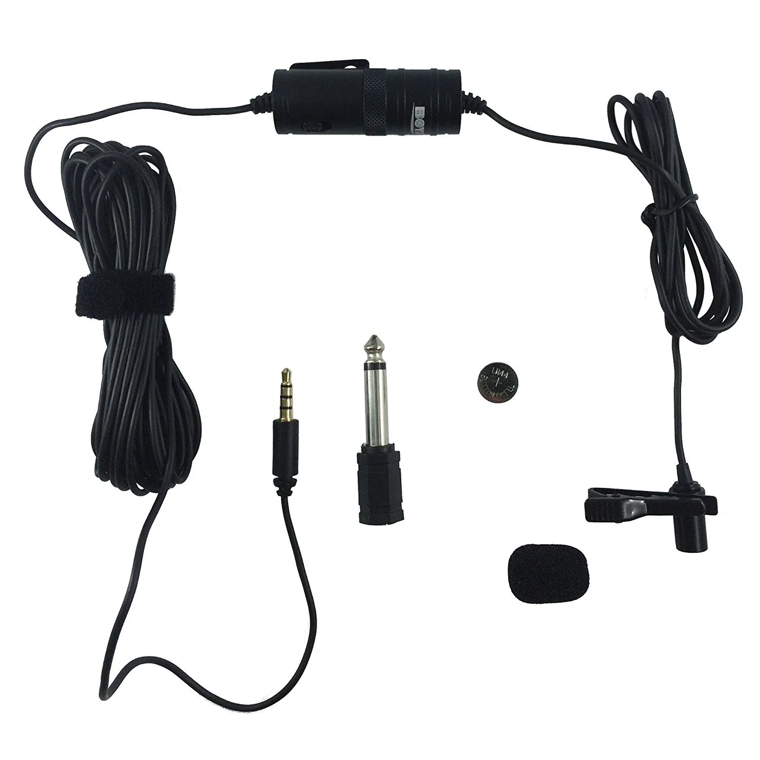 Pro Audio Lavalier Mic-Phone Micro-cravate; Lavelier Microphone with Superb Sound for Presentations and Video Recording - Image 4