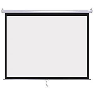 Projector 96″X 96″ Manual Pull-Down Projection Screen