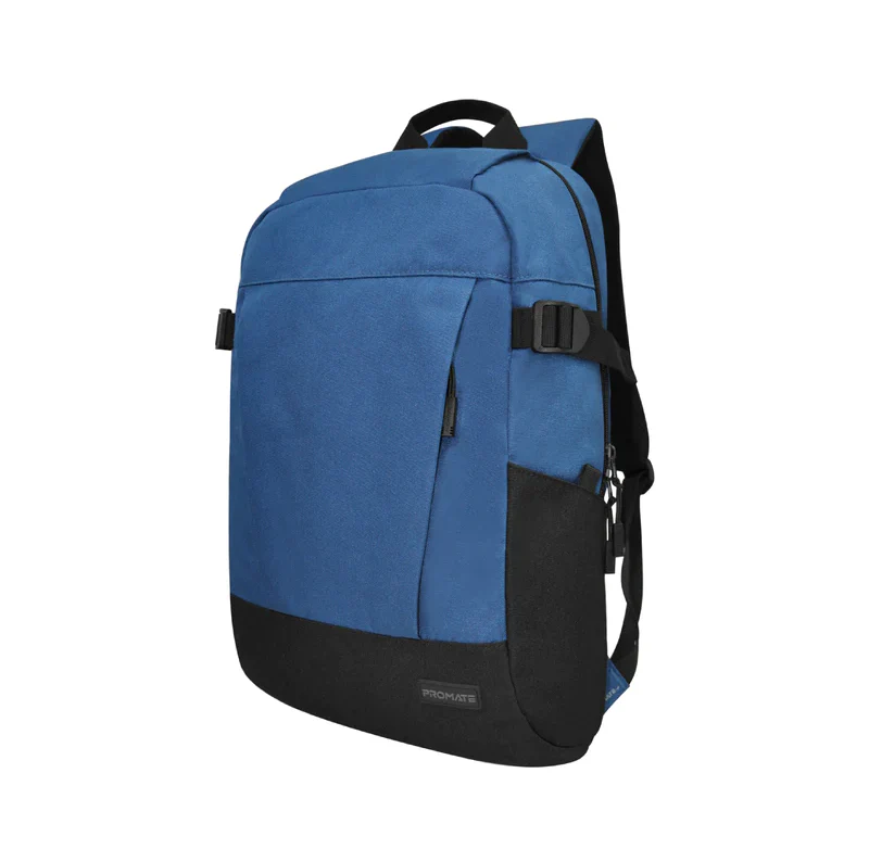 Promate 15.6" Casual ComfortStyle Laptop Backpack (BIRGER) - ComfortStyle Design, 2 Quick Access Pockets, For Laptops Up to 15.6" - Image 7