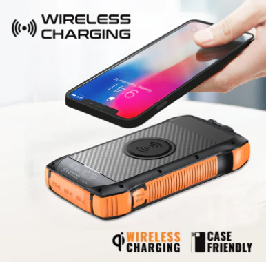 Promate 20000mAh Rugged EcoLight™ Solar Power Bank – Waterproof Portable Charger - Image 2