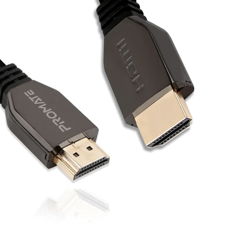 Promate 8K@60Hz Ultra High-Speed HDMI 2.1 Cable (PROLINK8K-200) - 8K@60Hz High-Definition, 48Gbps Bandwidth, EARC Support, 2M Cable Length - Image 3