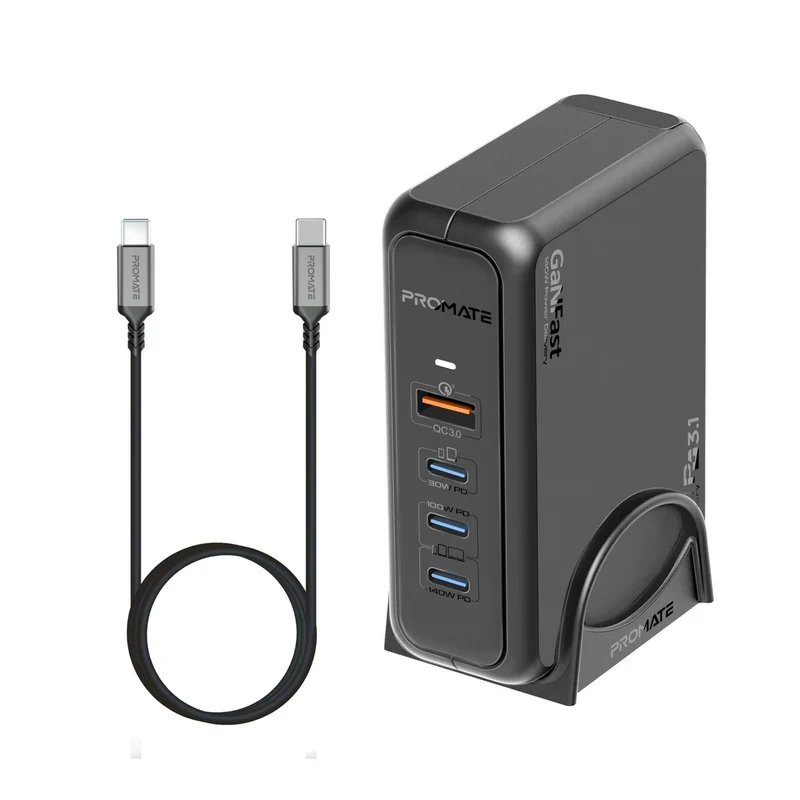 Promate GaNPort-140W GaNFast Charging Station 140W