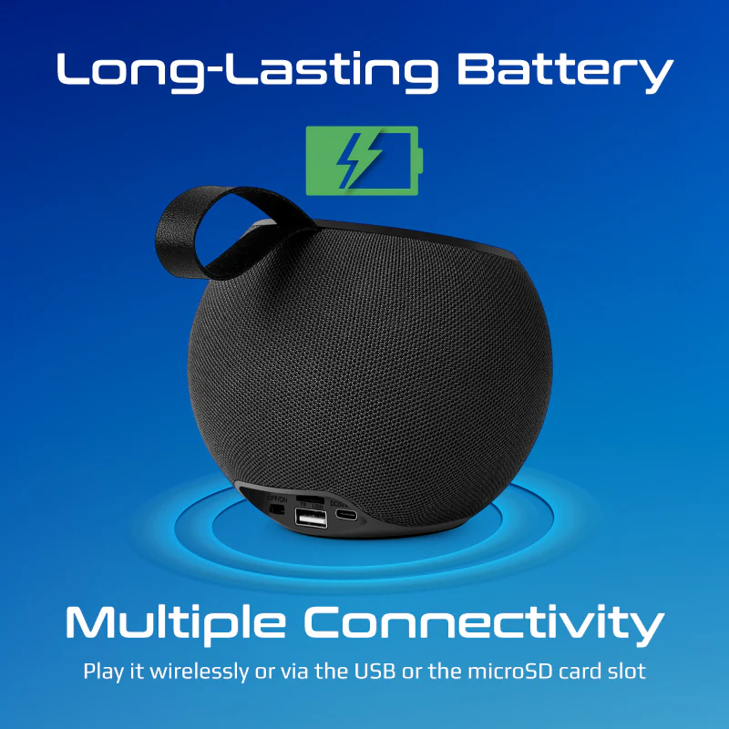 Promate Juggler 5W Bluetooth Speaker with TWS and LED – Portable High‑Quality Wireless Speaker System for Music, Parties, Travel, and Professional Use - Image 2