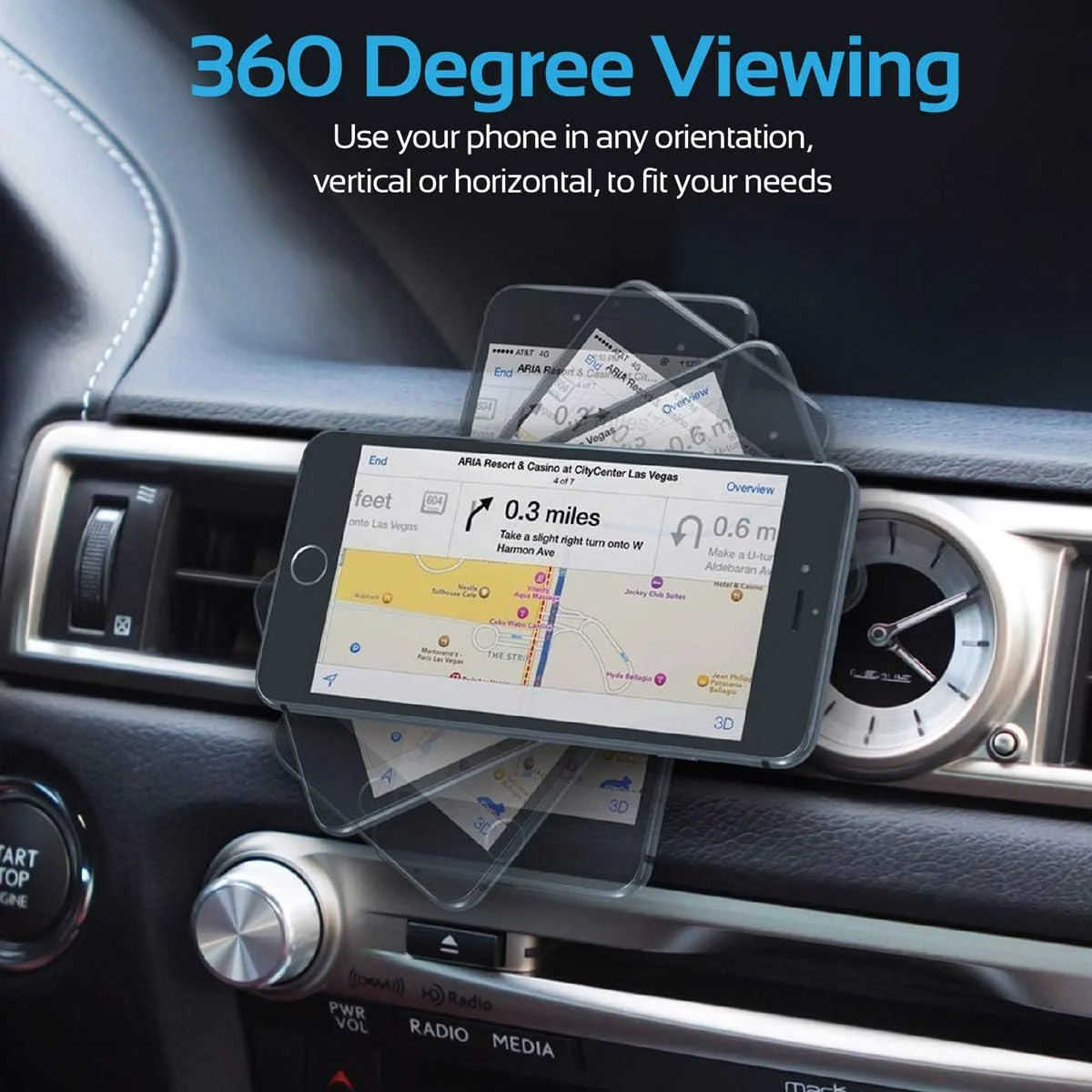 Promate MagMini Magnetic Phone Mount for All Use Dashboard with Quick-Snap Technology - Image 4