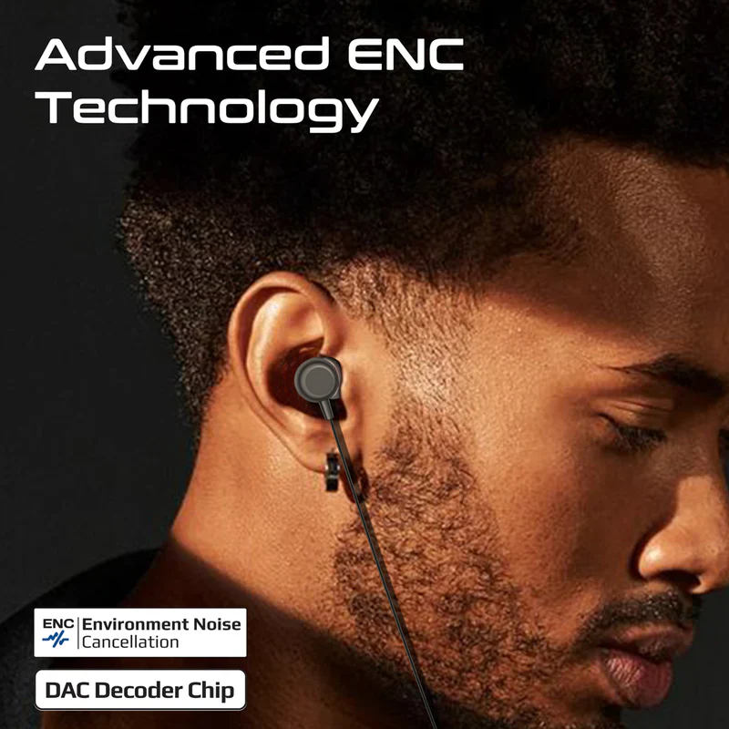 Promate Silken-ENC Ergonomic In-Ear USB-C Wired ENC Stereo Earphones – High Fidelity Noise Cancelling Earphones for Music, Calls, Gaming, and Professional Use - Image 3