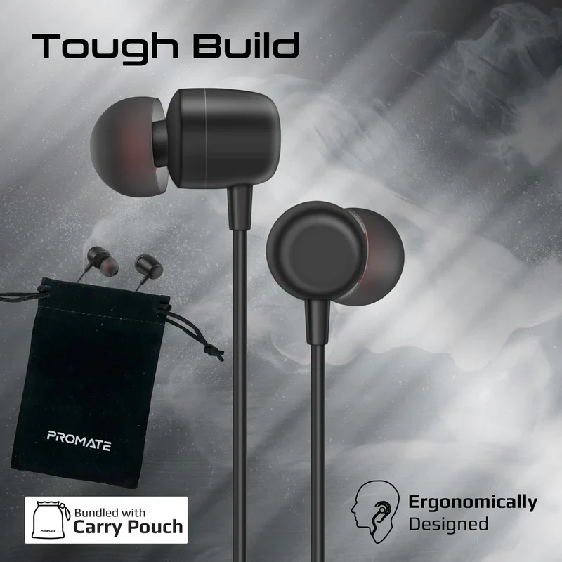 Promate Silken-ENC Ergonomic In-Ear USB-C Wired ENC Stereo Earphones – High Fidelity Noise Cancelling Earphones for Music, Calls, Gaming, and Professional Use - Image 7