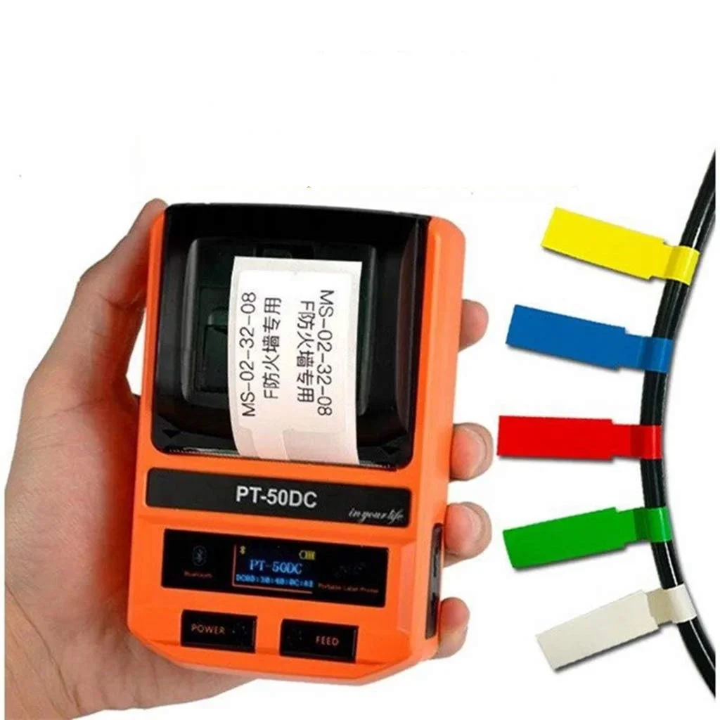 Puty PT-50DC handheld thermal label printer – Provides fast and convenient label printing for easy organization at home, office, or business use - Image 2