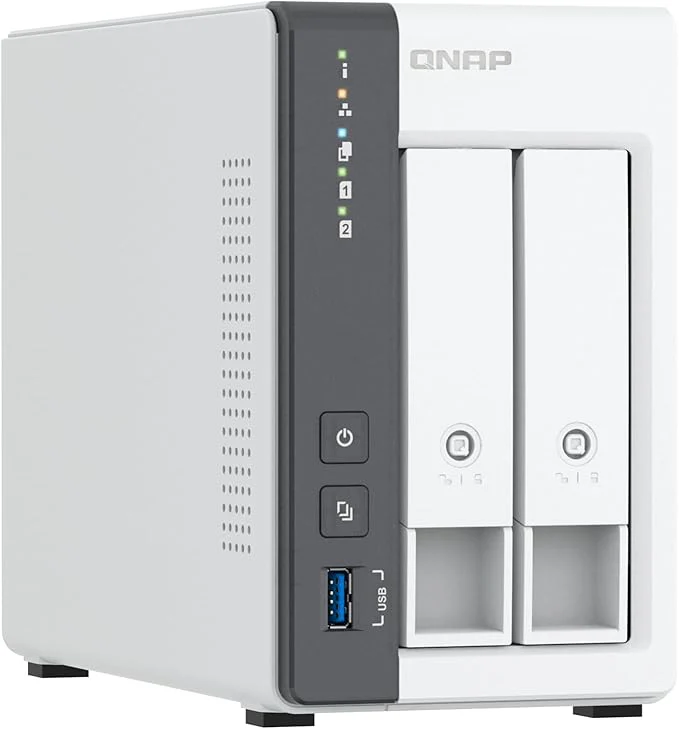 QNAP TS-216G, 2-Bay NAS, Quad-core CPU, 2.5GbE, 4GB RAM - Image 2