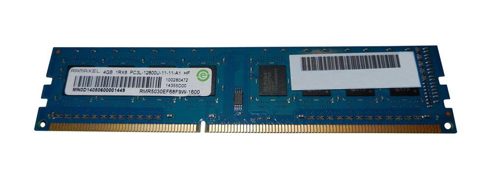 RAMAXEL RMR5030EF68F9W‑1600 DDR3L 4GB 1600 Desktop RAM – High Performance PC3L‑12800 240‑Pin UDIMM Memory Module for Desktop Upgrade and System Stability