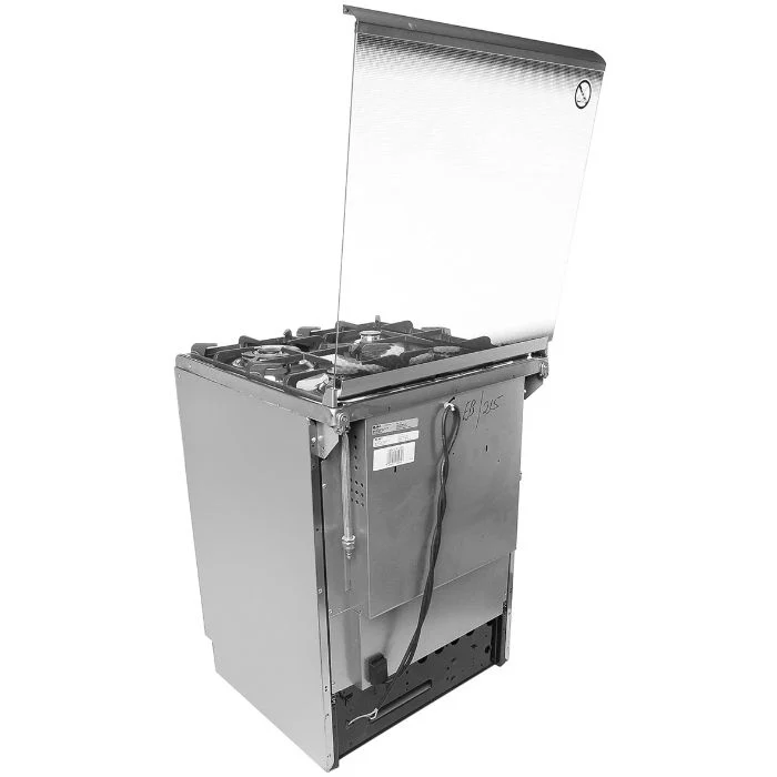 Ramtons EB/215 4-Burner Stainless Steel Elba Gas Cooker – Durable Stainless Steel, Efficient Heat Distribution, Easy to Use, Perfect for Home, Kitchen - Image 2