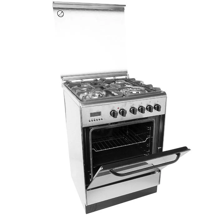 Ramtons EB/215 4-Burner Stainless Steel Elba Gas Cooker – Durable Stainless Steel, Efficient Heat Distribution, Easy to Use, Perfect for Home, Kitchen - Image 4