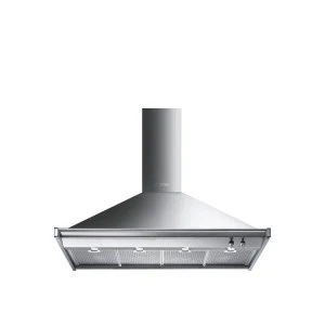 Ramtons EB/615 120CM Stainless Steel Chimney Hood – Extra-Wide Kitchen Ventilation Hood with Powerful Extraction, LED Lighting and Easy-Clean Filters for Smoke & Odour Removal