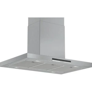 Ramtons EB/617 90CM Stainless Steel Island Hood – Premium Island Mount Kitchen Chimney Hood with Powerful Extraction, LED Lighting and Easy-Clean Filters for Smoke & Odour Ventilation
