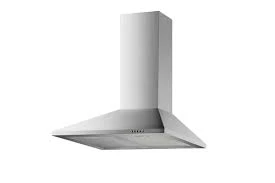 Ramtons RB/111 60CM Triangular Chimney Hood – Stainless Steel Kitchen Ventilation Hood with Powerful Suction, 3-Speed Control and Easy-Clean Filters for Smoke & Odour Removal - Image 2