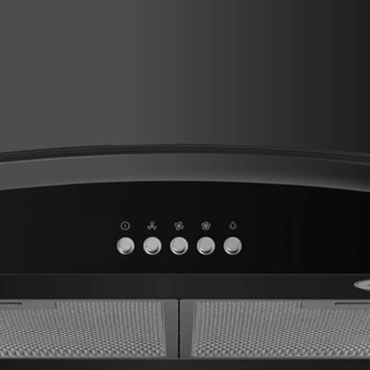 Ramtons RB/118 90CM Curved Glass Chimney Hood – Sleek Stainless Steel Kitchen Ventilation Hood with Curved Glass Canopy, Powerful Suction and Easy-Clean Filters for Smoke & Odour Removal - Image 2