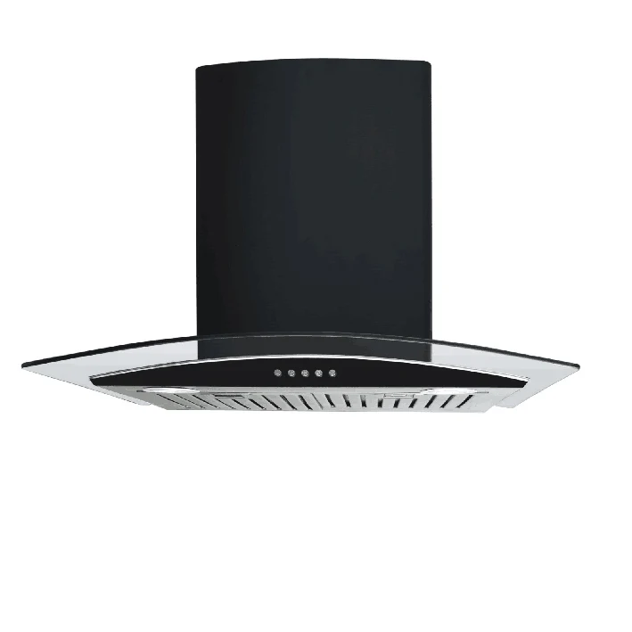 Ramtons RB/118 90CM Curved Glass Chimney Hood – Sleek Stainless Steel Kitchen Ventilation Hood with Curved Glass Canopy, Powerful Suction and Easy-Clean Filters for Smoke & Odour Removal - Image 3