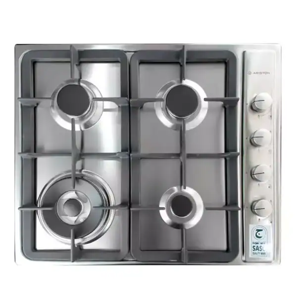 Ramtons RB/203 4 Gas Built-In Hob S/S – Stainless Steel 4-Burner Gas Cooktop with Heavy-Duty Cast Iron Grates and Precision Flame Control for Everyday Kitchen Cooking - Image 2