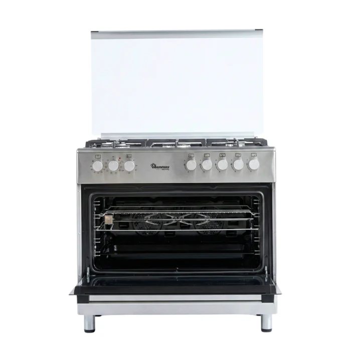 Ramtons RC/399 5GAS 90X60 HALF INOX GO FS COOKER – Provides spacious and efficient cooking performance with multiple gas burners for convenient everyday meal preparation - Image 2