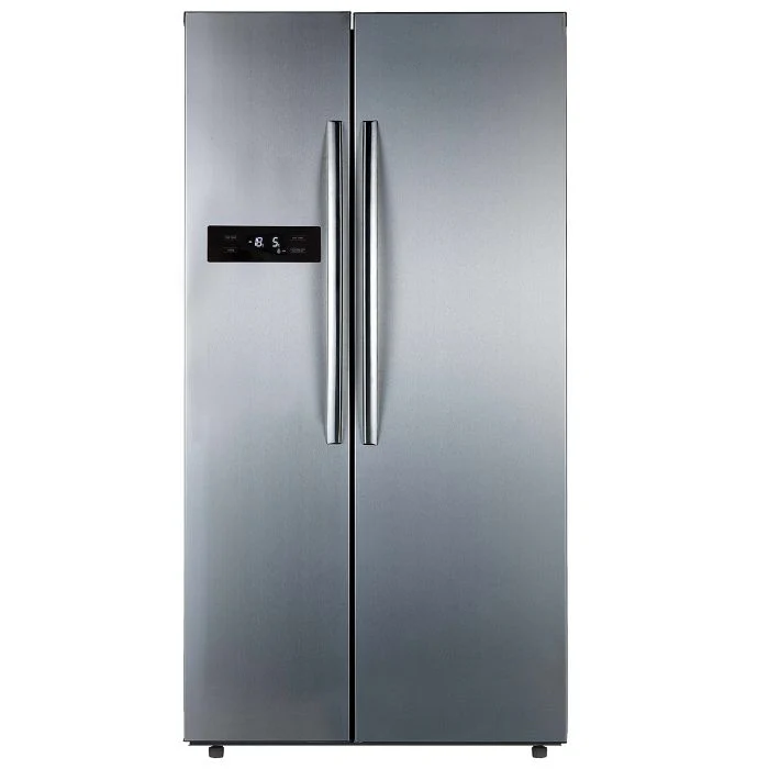 Ramtons RF/265 527L Side-by-Side LED No Frost Fridge – Spacious Storage, Energy Efficient, Frost-Free Technology, Ideal for Home & Office Kitchens