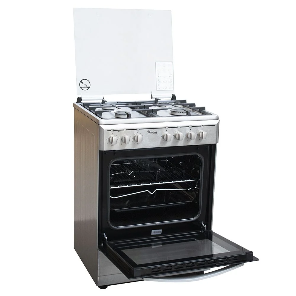 Ramtons RF/412 4 Gas S 60×55 Cooker – Spacious Oven, Durable Silver Finish, Efficient Cooking for Home & Commercial Kitchens - Image 3