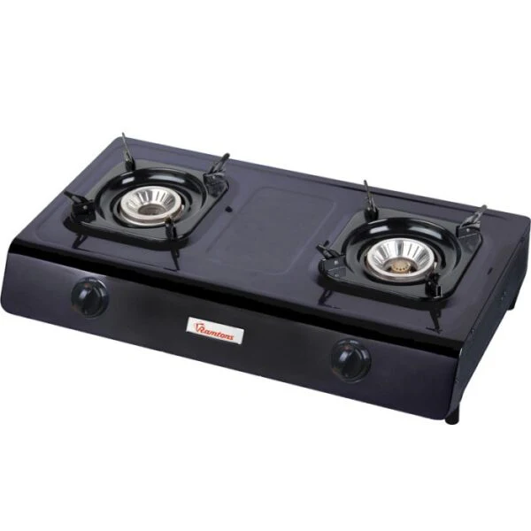 Ramtons RG/516 2 Burner Table Top Gas Cooker - Non Stick Body, Auto ignition - Image 2