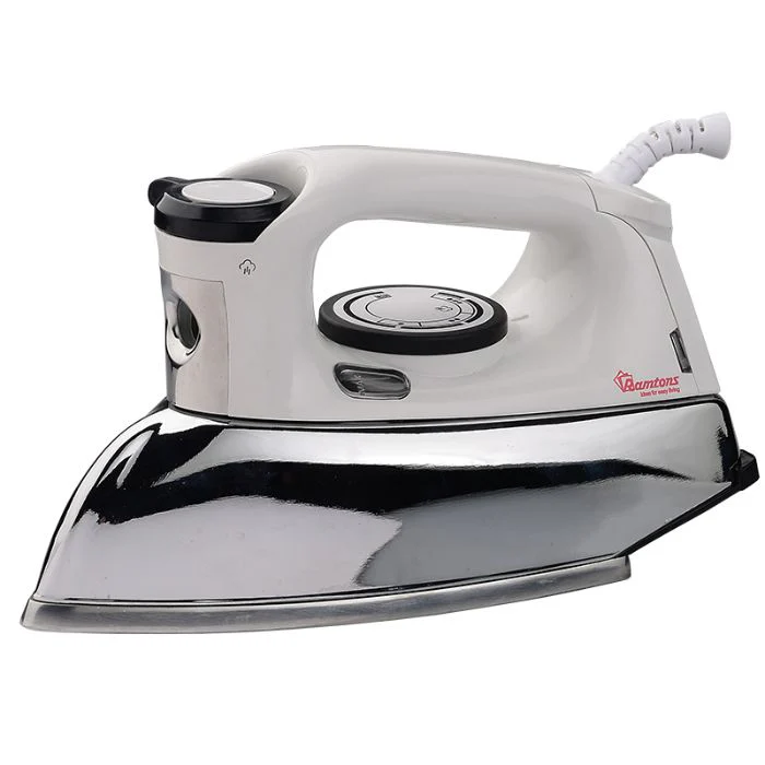 Ramtons RM/480 1000-1300W Heavy Duty Steam Iron – Anti-Drip, Non-Stick Soleplate, Adjustable Steam, Durable & Ergonomic, Home Use