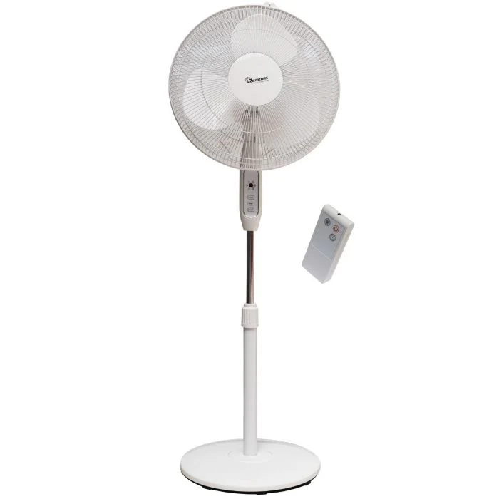 Ramtons RM/563 16″ Stand Fan with Remote – Adjustable Speed, Oscillation Function, Quiet & Energy Efficient, Perfect for Home, Office & Commercial Use