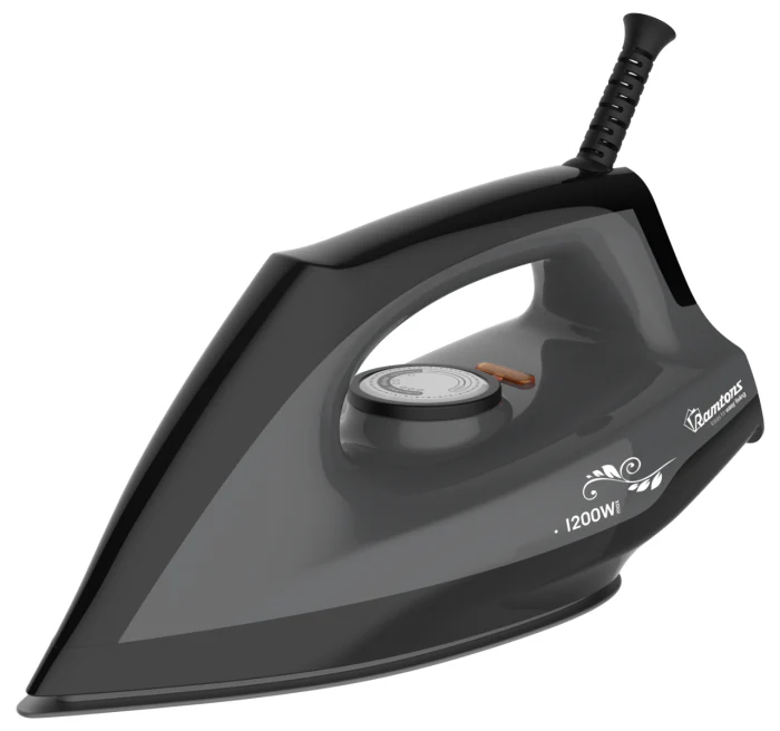 RAMTONS RM/692 1200W Dry Iron – Non-Stick Soleplate, Fast Heating, Lightweight & Ergonomic, Home Use
