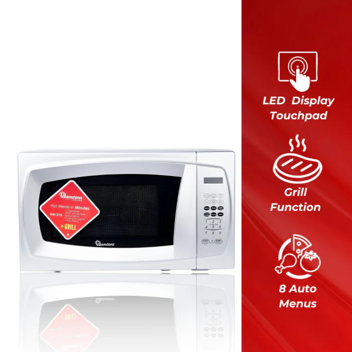 Ramtons RM/310 20L Microwave + Grill – Powerful 2-in-1 Cooking, Manual Controls, Perfect for Home, Office & Light Commercial Use - Image 5