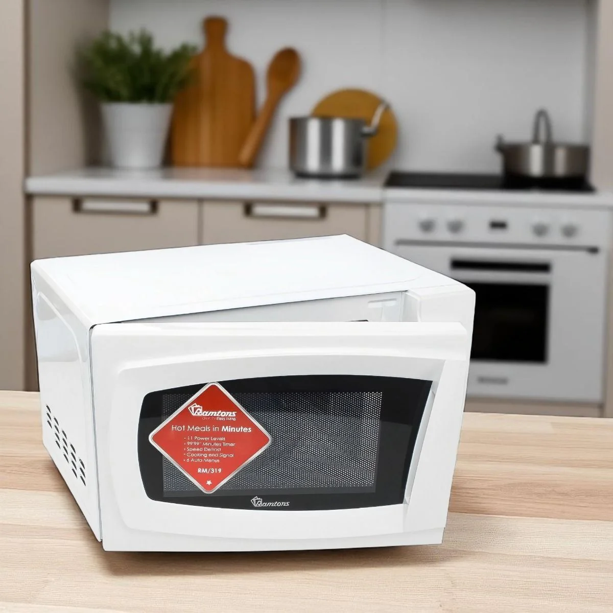 Ramtons RM/319 20L Digital Microwave – 700W, Defrost & Auto Cook Functions, Compact Design, Home & Kitchen Use - Image 5
