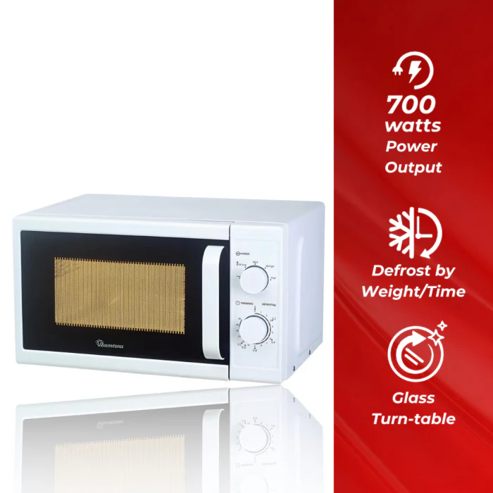 Ramtons RM/328 20L Manual Microwave Oven – Compact Design, Power, Multiple Cooking Levels, Easy-to-Use Dial Controls, Home & Kitchen Use - Image 5