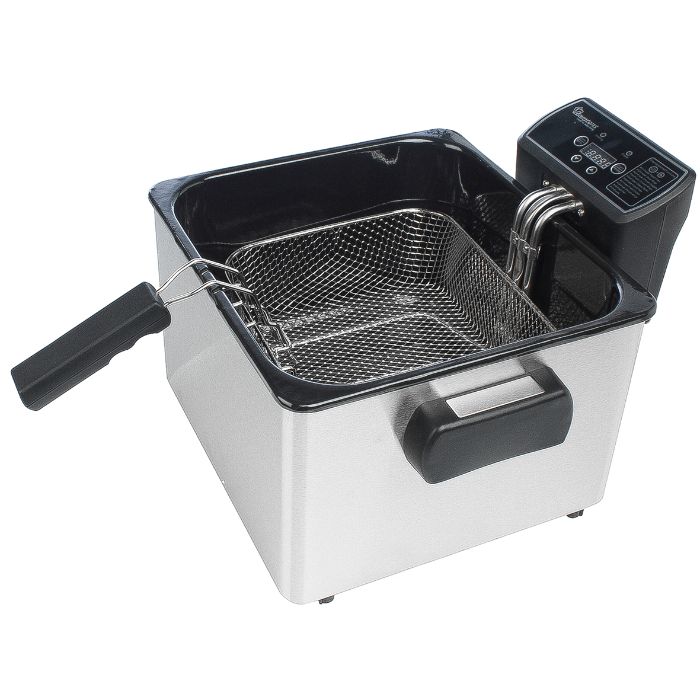 Ramtons RM/370 Deep Fryer Stainless Steel – Fast Heating, Adjustable Temperature, Easy to Clean, Home & Kitchen Use - Image 3