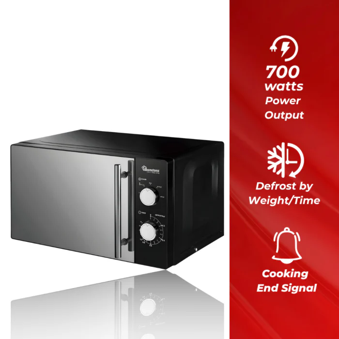 Ramtons RM/459 20L Manual Microwave Oven – Ideal for Quick and Convenient Home Cooking - Image 2