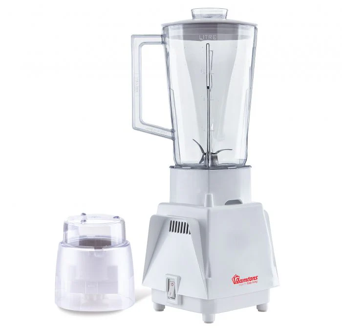 Ramtons RM/498 1.25 Litres Blender - 500 watts motor, 1 speed + pulse, With coffee grinder mill