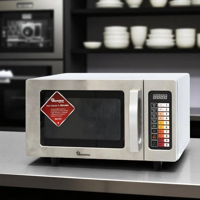 Ramtons RM/575 25L Commercial Microwave Oven – High-Capacity Design, Powerful Performance, Fast Heating, Ideal for Restaurants, Offices & Commercial Kitchens - Image 4