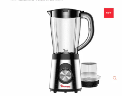 Ramtons RM/580 1.5 Litres Blender - Mill & measure cup, 500 watts motor, Can blend ice - Image 2