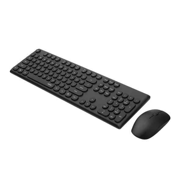 Rapoo X260S Wireless Optical Mouse & Keyboard - Provides a reliable wireless input solution for smooth typing and precise cursor control, ideal for everyday home and office use - Image 3