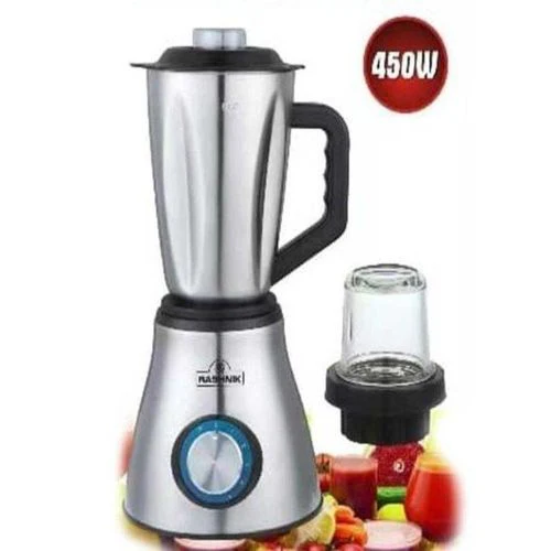 Rashnik RN-1036 2-in-1 Blender with Grinder 450W – Powerful Motor for Smooth Blending & Grinding - Image 2