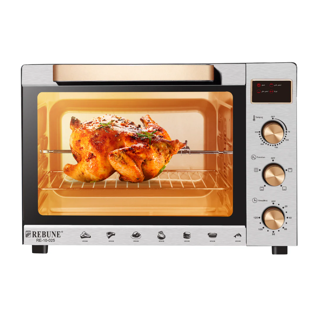 Rebune RE-10-023 Electric Rotiserie Microwave Oven Cooker 35 Liters - Image 2