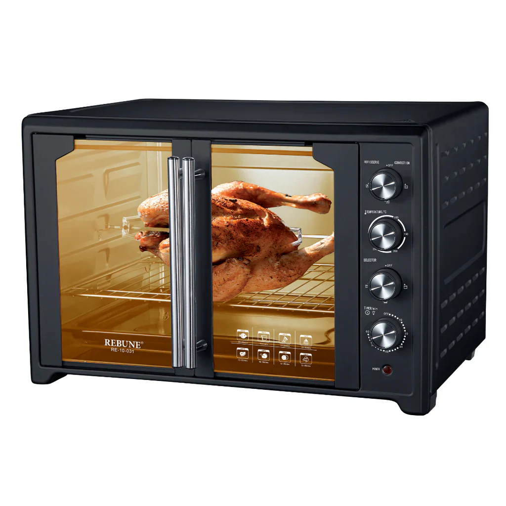 Rebune RE-10-033 120L French Door Oven – Large, Durable & Energy-Efficient - Image 2