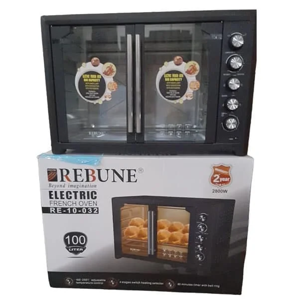 Rebune RE-10-033 120L French Door Oven – Large, Durable & Energy-Efficient - Image 3