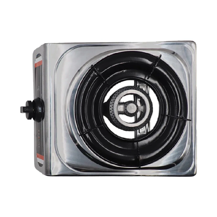 Rebune RE-4-040 Gas Stove - Low Gas Consumption, Stainless Steel Gas Cooker with One Burner - Image 4