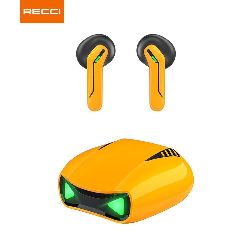 Recci REP-W28 Bumblebee Gaming Bluetooth Wireless Earpods - Image 3