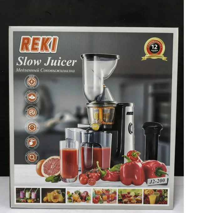 Reki JC-200 Electric Slow Juicer – Efficient and Healthy Juice Extractor for Home Use